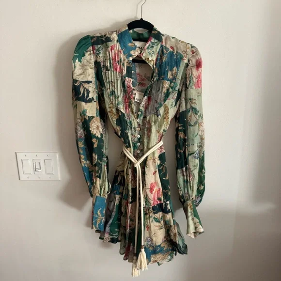 Alemais Long Sleeve Floral Dress - Picture 2 of 9